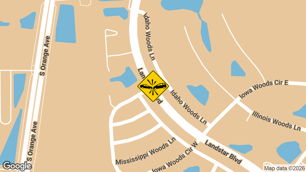 Landstar Boulevard and Iowa Woods Circle