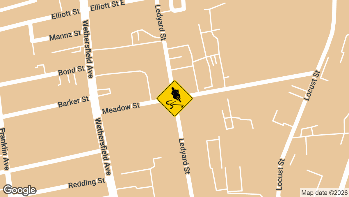 Ledyard Street and Meadow Street