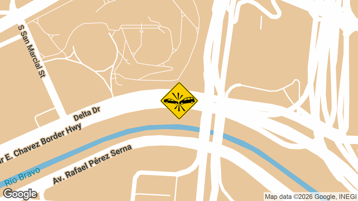 One person was seriously injured in a collision Tuesday night, July 21, in East El Paso, a part of the city that includes several residential neighborhoods near the base of the Franklin Mountains.