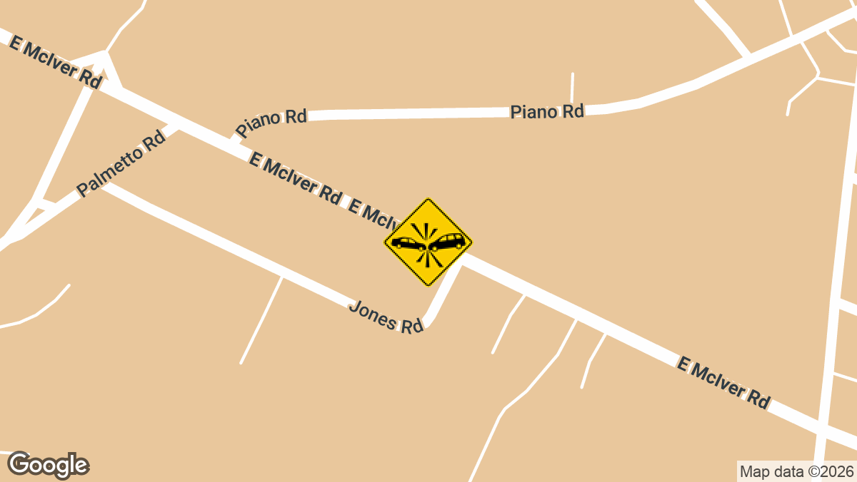 Six people were hurt Saturday, July 25, after a two-vehicle crash on McIver Rd in Florence County.