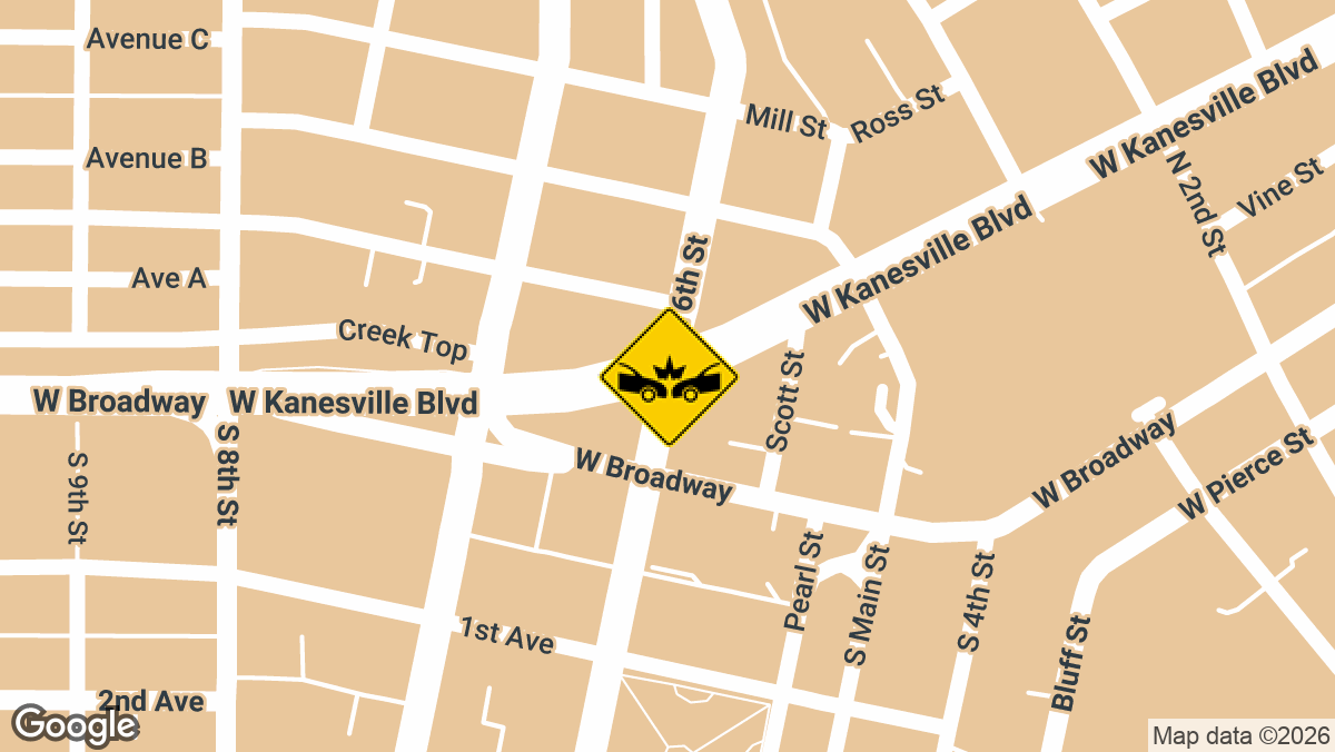 N 6th St & W Kanesville Blvd, Council Bluffs, IA