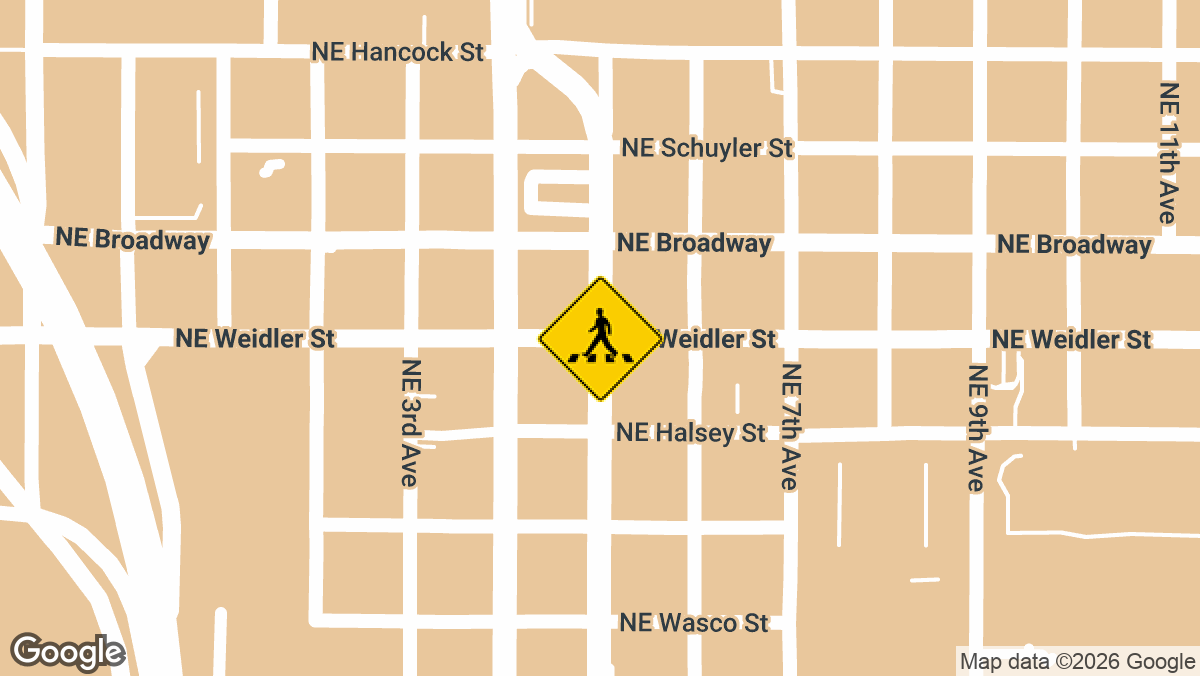 A pedestrian suffered life-threatening injuries Monday night, July 27, after a car ran a red light and was struck by a Portland Streetcar at Northeast Grand Avenue and Weidler Street, according to police.