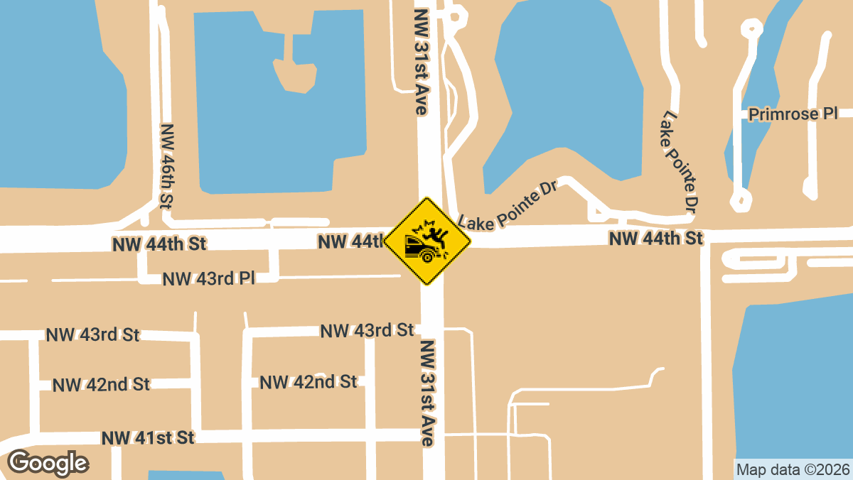 Northwest 44th Street and Northwest 31st Avenue
