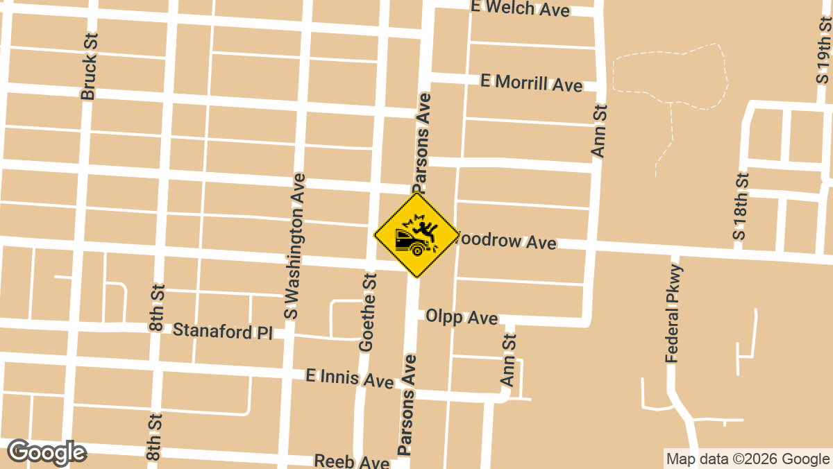 Parsons Avenue and East Woodrow Avenue