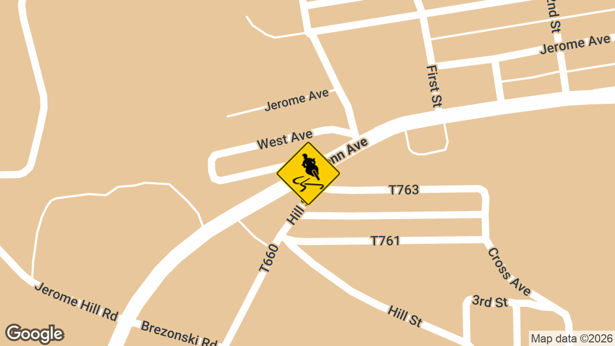 A motorcyclist was injured in a crash at the intersection of Penn Avenue and Hill Avenue in Conemaugh Township on Monday, June 29.