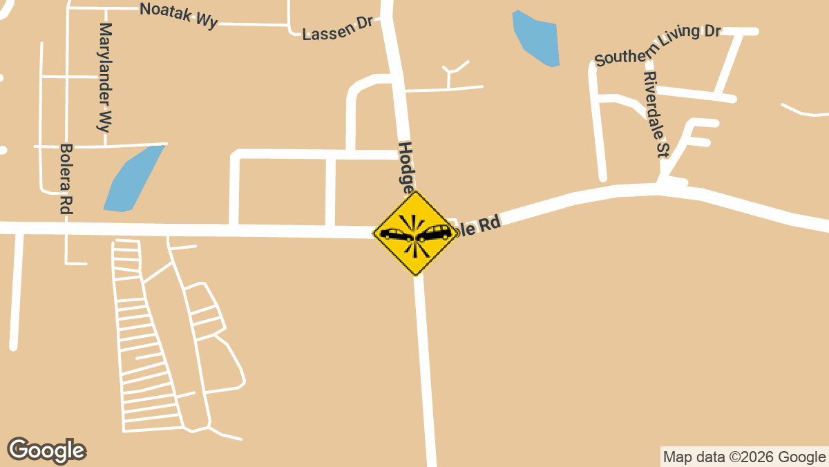 A person was taken to a hospital after a head-on crash between a dump truck and a Toyota Camry on Poole Road between Hodge Road and Bethlehem Road in southeast Raleigh early Tuesday morning, June 30.