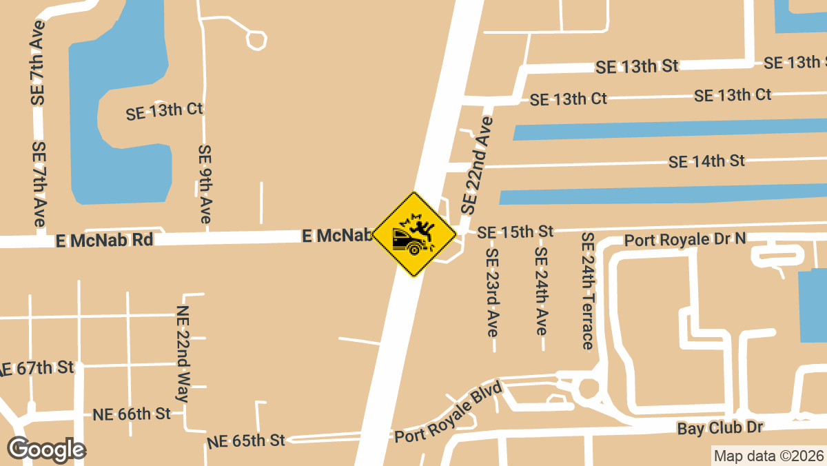 South Federal Highway just north of McNab Road