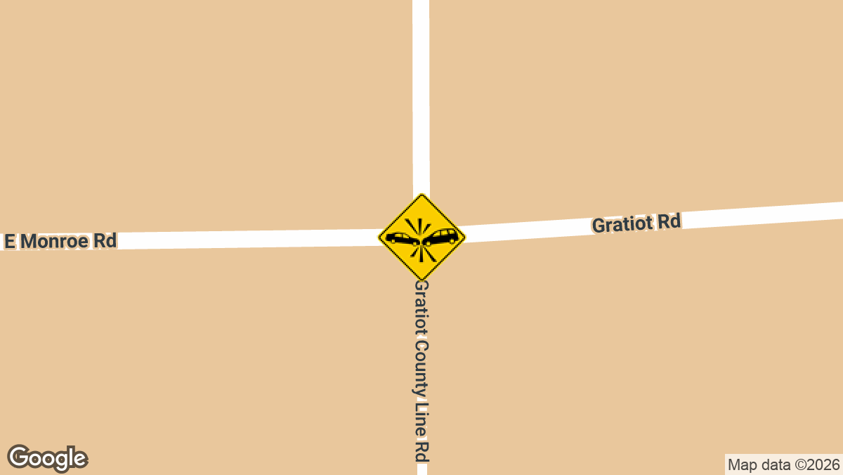 A semi truck and a pickup truck were involved in a wreck with injuries at South Meridian Road and Gratiot Road near Merrill, according to dispatch reports.
