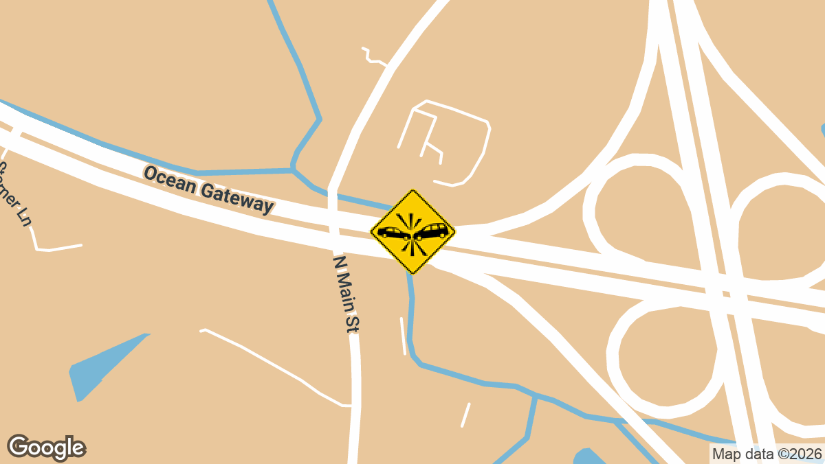 A Maryland State Trooper and a 16-year-old driver were both seriously hurt in a crash on US-50 near Starmer Lane in Berlin just before 8:30 p.m. on Sunday, July 12.