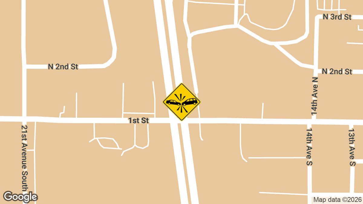 Four people were injured Tuesday afternoon, July 21, when a 2020 Chevrolet Trax merging onto US Highway 169 from 245th Avenue collided with a northbound 2018 Ford Ecosport in Livonia Township, according to a State Patrol report