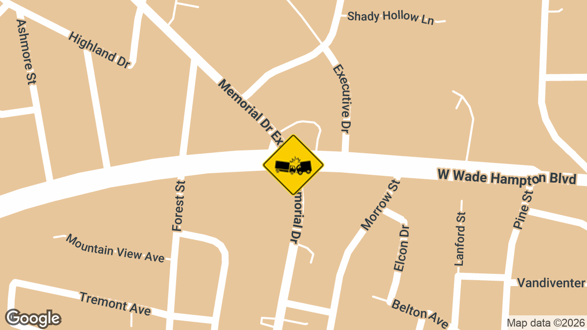 West Wade Hampton Boulevard and Memorial Drive