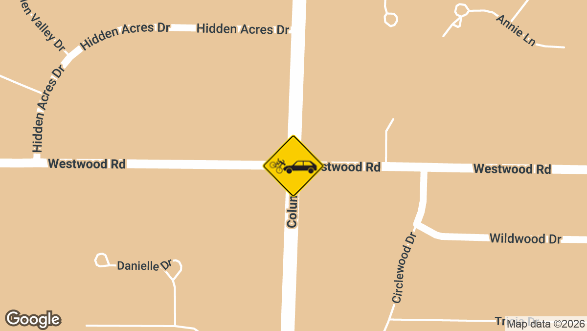 Westwood Rd & Columbia Rd, Westlake, OH