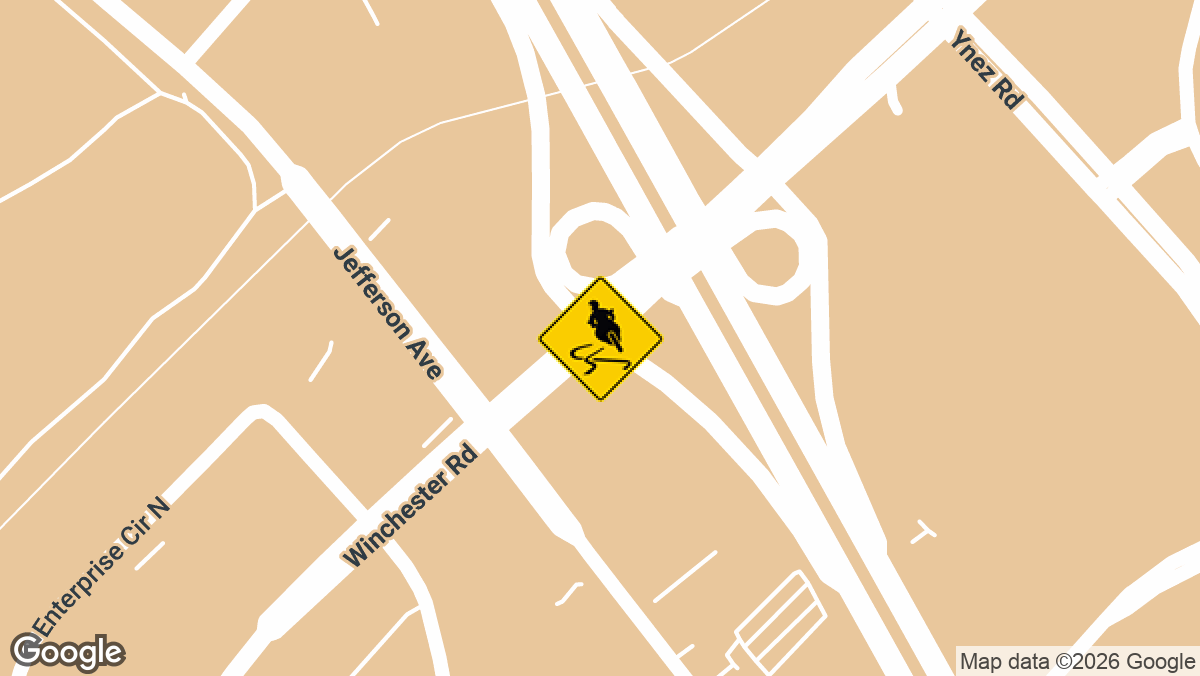 A motorcyclist was seriously hurt in a two-vehicle collision on Winchester Rd (SR-79) near Simpson Rd in Temecula, California, on Tuesday, June 30, around 7:54 a.m.