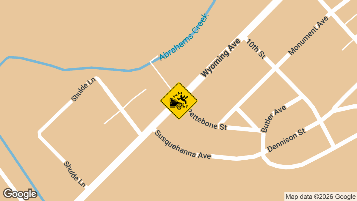 A 35-year-old motorcyclist was killed Thursday afternoon, July 30, after a pickup truck crossing Wyoming Avenue struck his motorcycle in Wyoming Borough, a small community along the Susquehanna River in the Wyoming Valley.