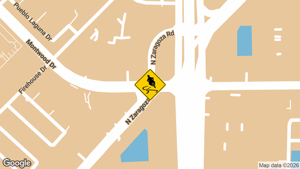 Zaragoza Road and Montwood Drive
