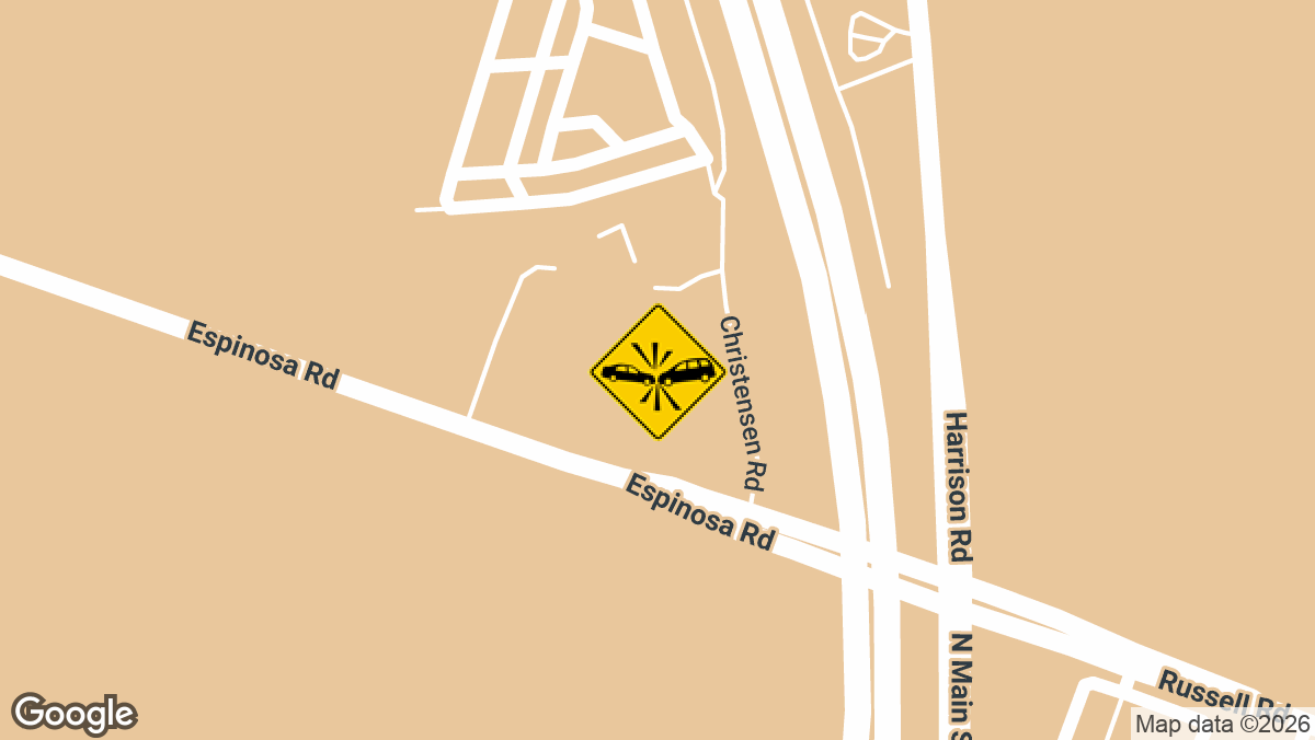 At least one person was injured Sunday afternoon, August 23, in a collision involving a Toyota Corolla and a van near 441 Espinosa Road, in a rural agricultural area of the Salinas Valley.