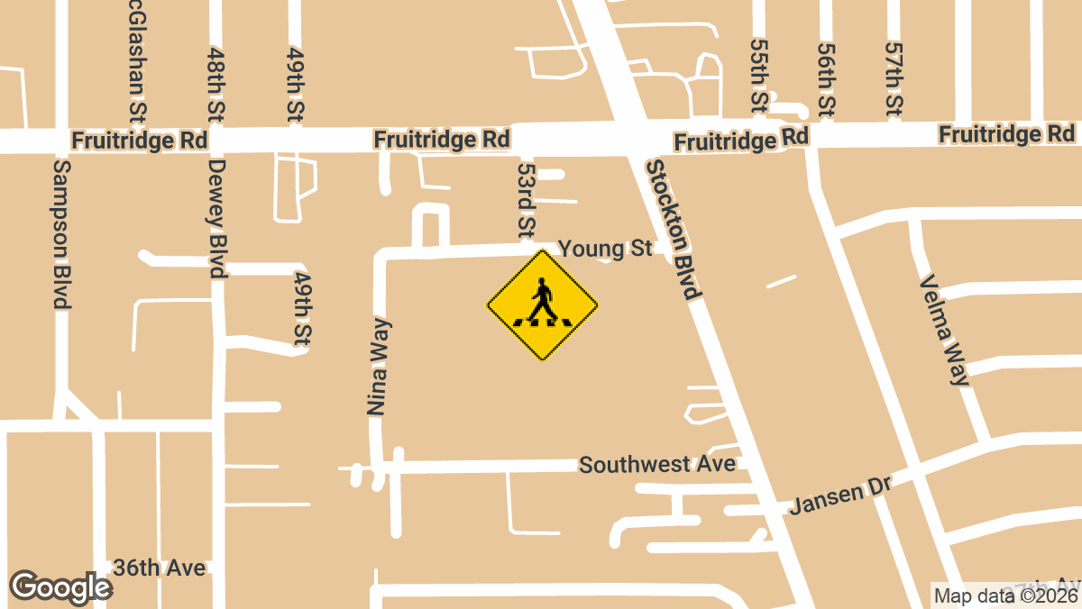 A pedestrian was injured Monday morning, August 24, after a driver struck them and left the area in the 5700 block of Stockton Boulevard in Sacramento.