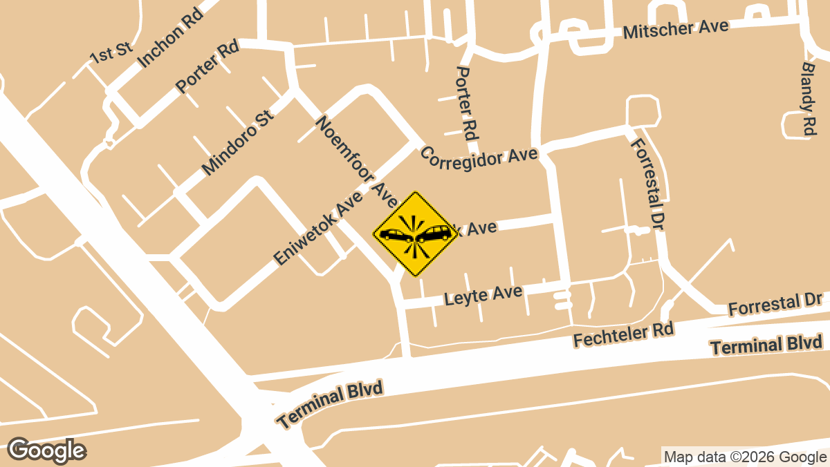 Two people were injured Tuesday morning in a two-vehicle wreck in the 7800 block of Hampton Boulevard, according to Norfolk Police.