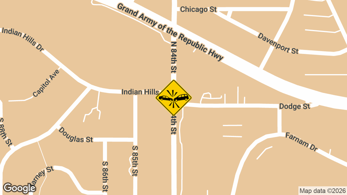 Two people were critically injured after a crash involving a vehicle that allegedly ran a red light early Wednesday, August 26, in Omaha.
