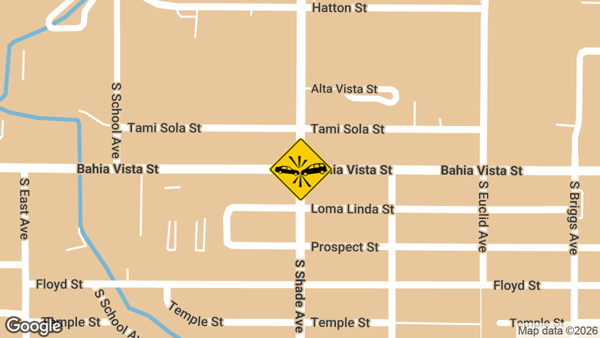 One person was injured Wednesday, August 19, after a two-vehicle crash at Bahia Vista Street and Shade Avenue in Sarasota.