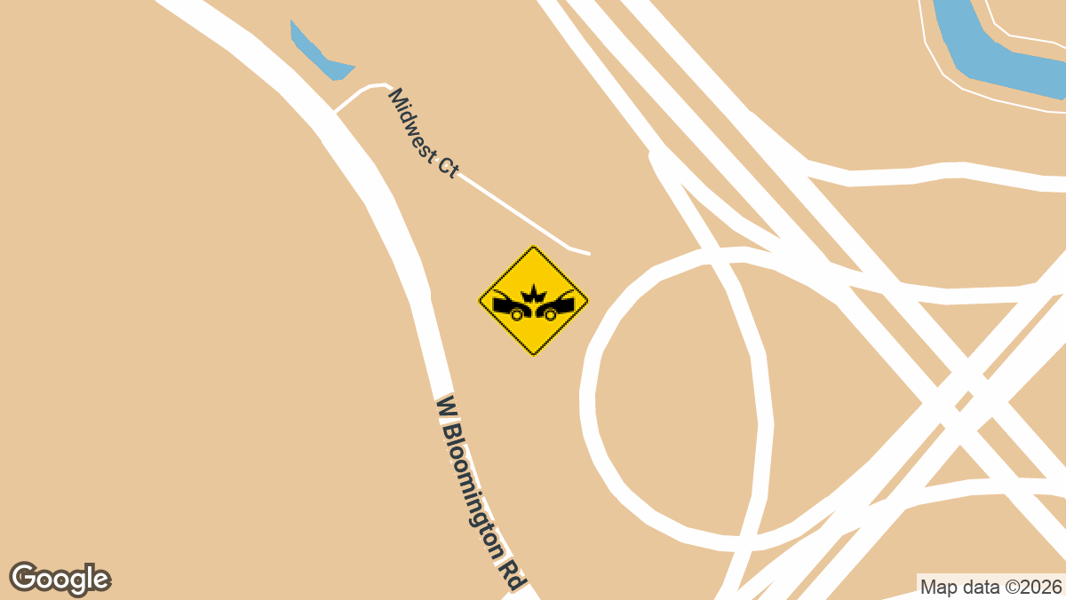 Illinois State Police responded to a three-vehicle crash Tuesday, August 25, at the I-57/I-74 interchange in Champaign.