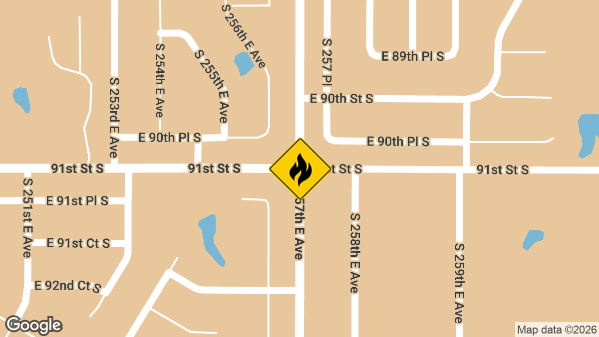 E 91st St & S 257th E Ave, Oklahoma