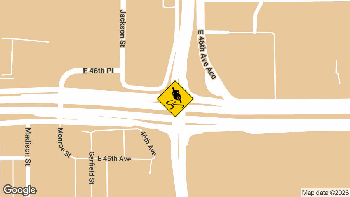 East 46th Avenue and North Colorado Boulevard
