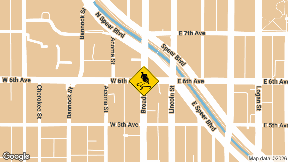 East 6th Avenue and Broadway