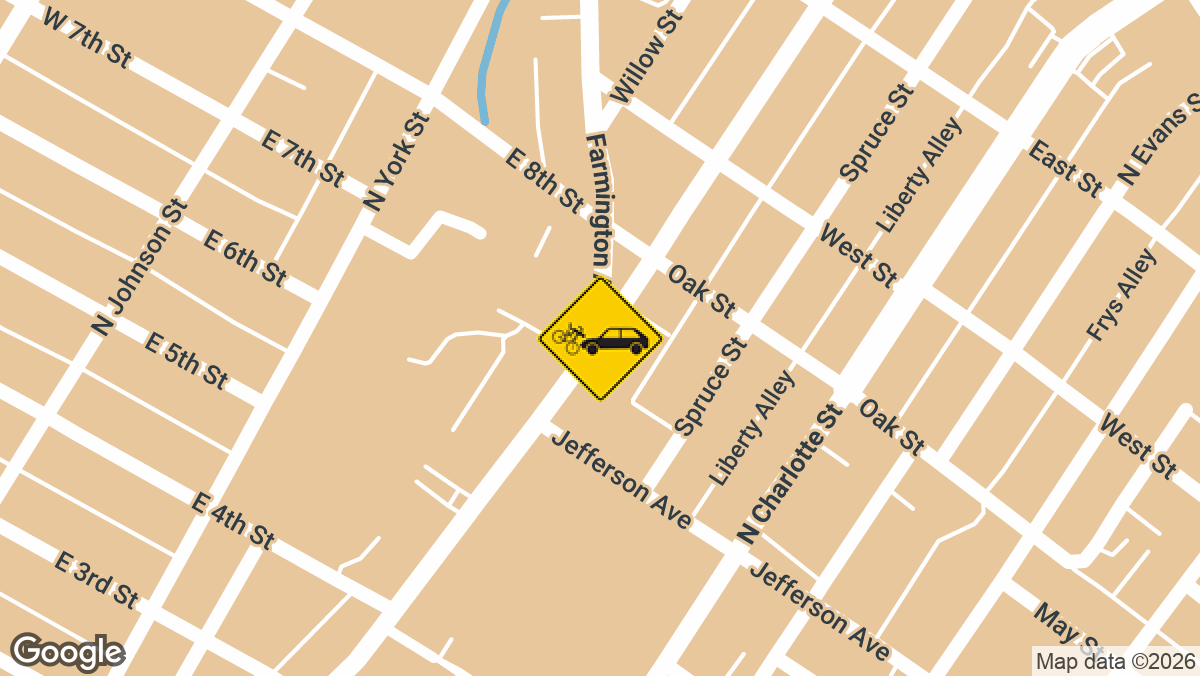 Hanover St and Farmington Ave