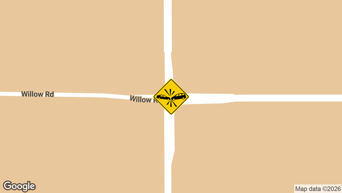 An injury crash was reported Wednesday, August 12, at Highway 120 and Willow Road in Lake Geneva.
