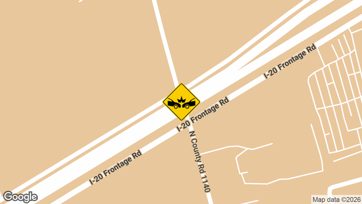 Four people were taken to the hospital Tuesday evening, August 18, 2026, after a three-vehicle wreck at the intersection of Highway 80 and County Road 1140 in Midland, Midland County, according to fire officials.
