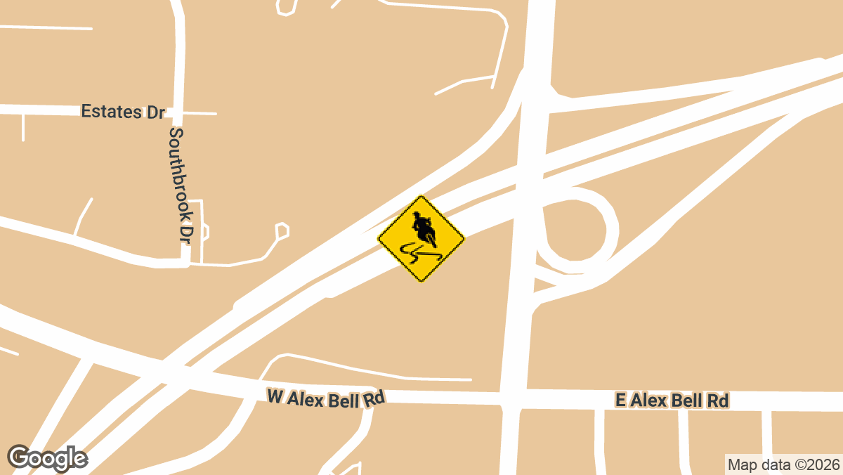 motorcyclist was injured Tuesday, August 18, after a motorcycle collided with an SUV on northbound I-675 in Washington Township during the evening rush hour.