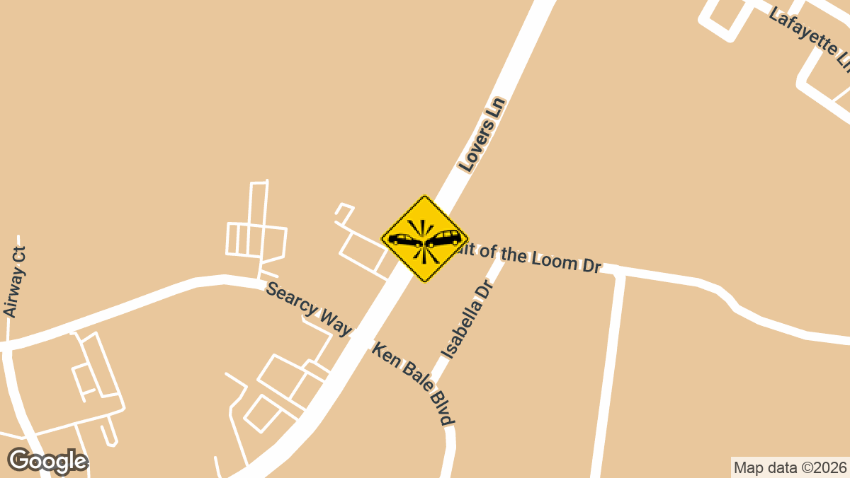 Lovers Lane and Fruit of the Loom Drive