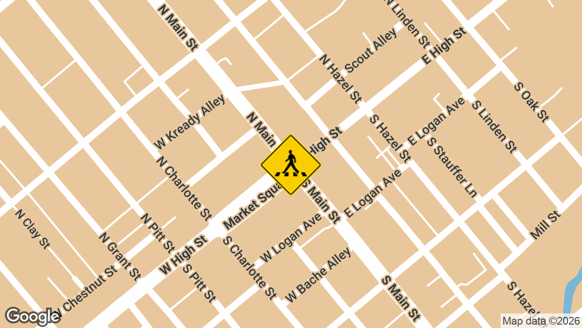 Two pedestrians were struck by a vehicle at Market Square and S Main St in Manheim Borough on Thursday, August 6.