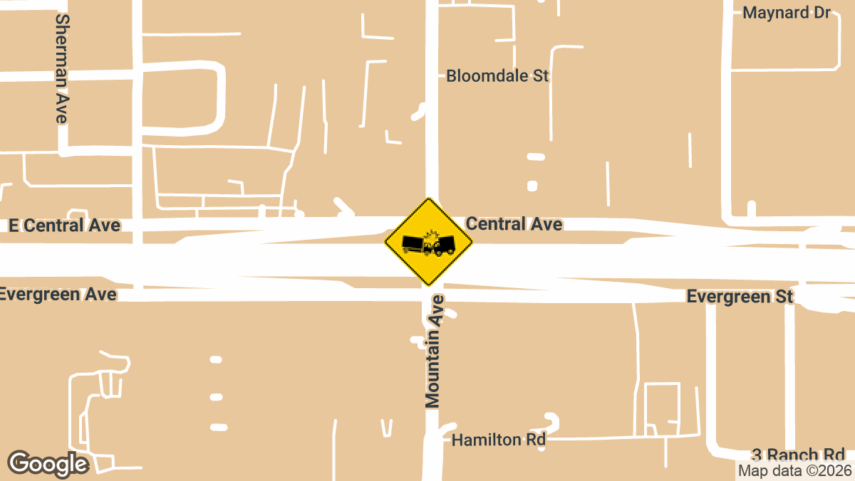 At least one person was injured in a collision involving a semi-truck and a Mercedes on Wednesday, August 19 along eastbound Interstate 210 near Mountain Avenue in Monrovia.