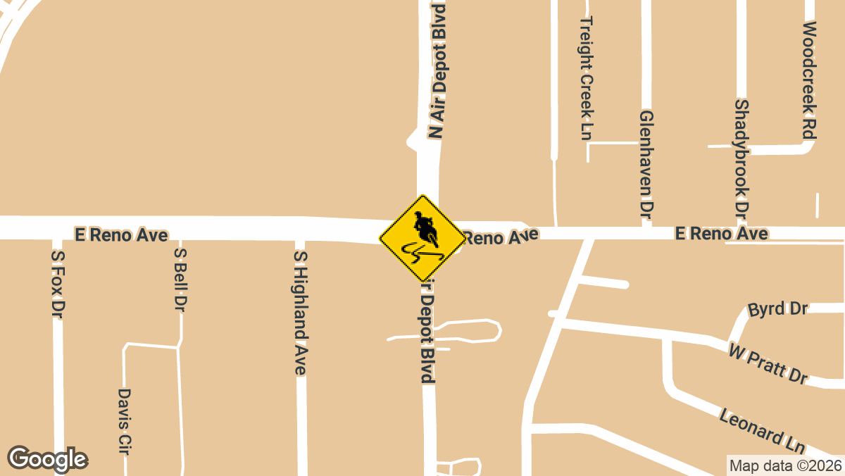 N Air Depot Blvd and E Reno Ave