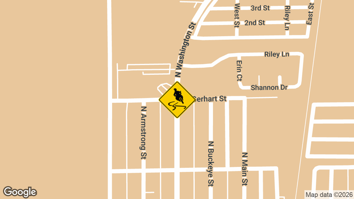 N Washington St & W Gerhart St, Kokomo, IN