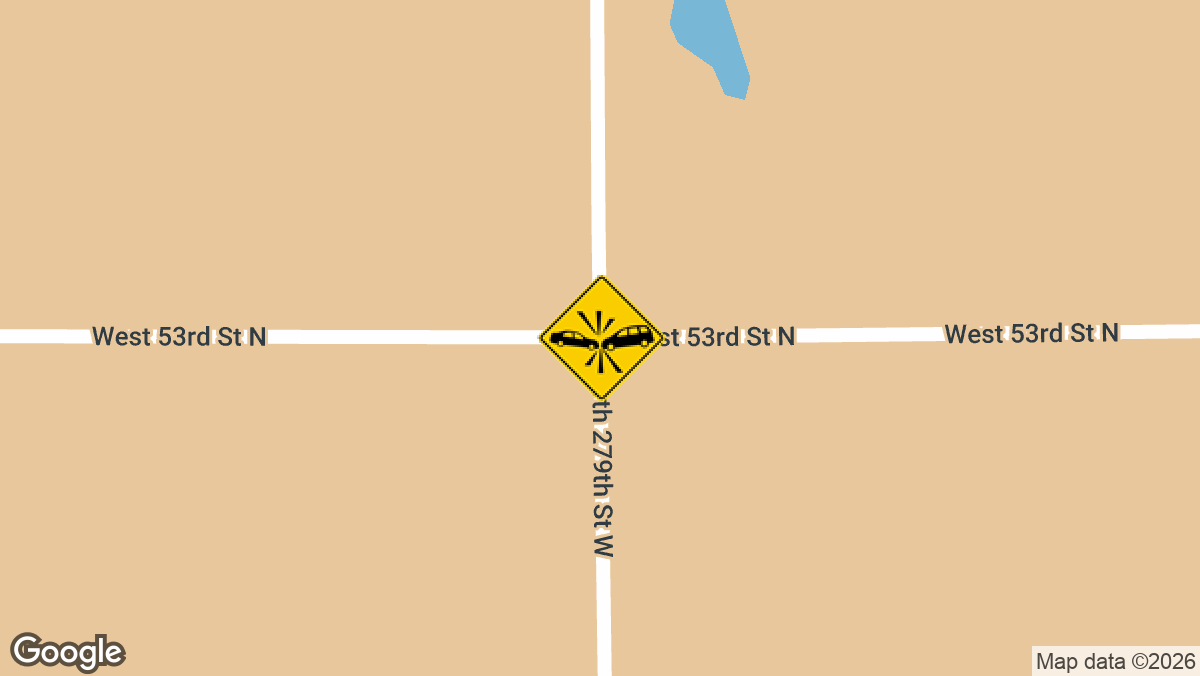 North 279th St W & West 53rd St N, Sherman Township, KS