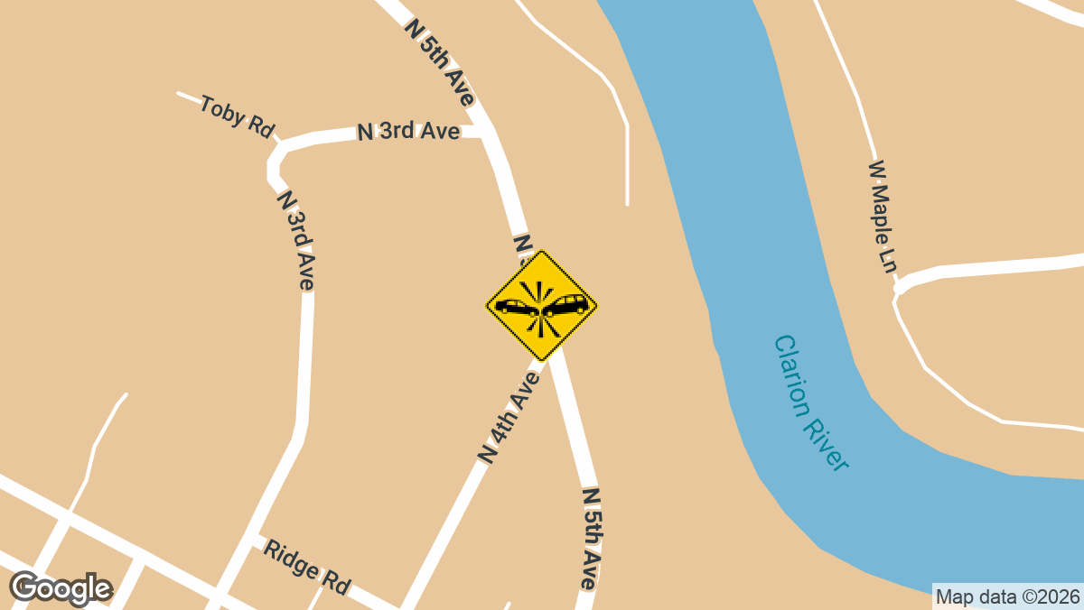 A 54-year-old man died and a 58-year-old woman was injured early Saturday morning, August 15, after a police pursuit ended in a crash near North 5th Avenue in Clarion Borough, according to Pennsylvania State Police.