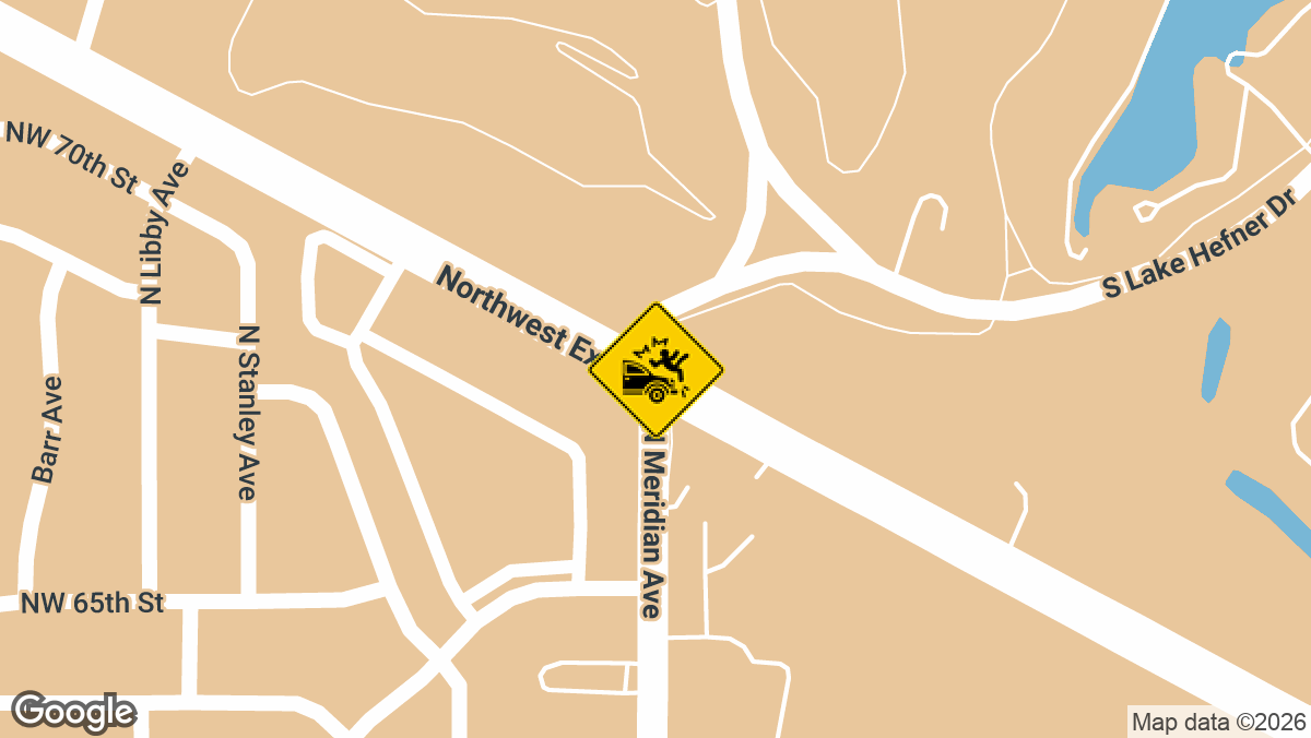 A woman riding a scooter was killed after a hit-and-run crash near the intersection of Northwest Expy and N Meridian Ave in northwest Oklahoma City on Monday, August 3.