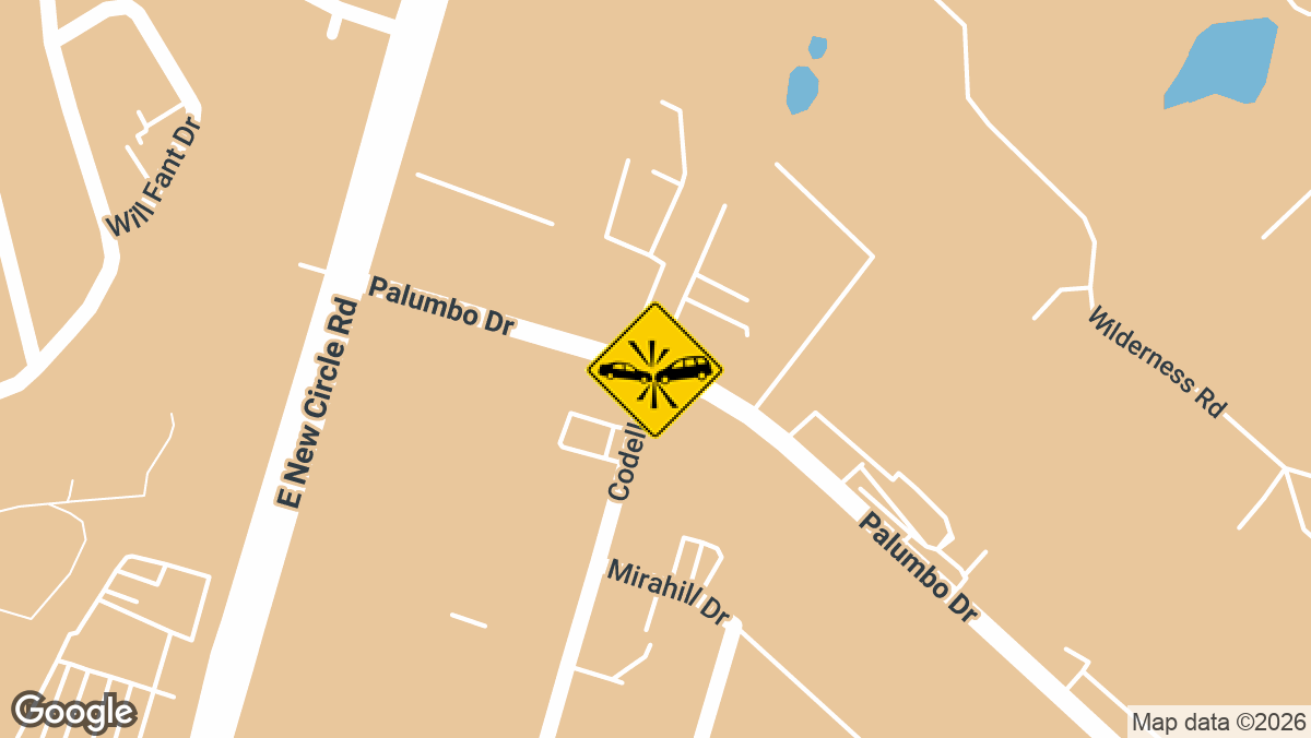 An injury crash blocked one lane of Palumbo Dr between Codell Dr and Old Todds Rd in Lexington on Wednesday, August 5.