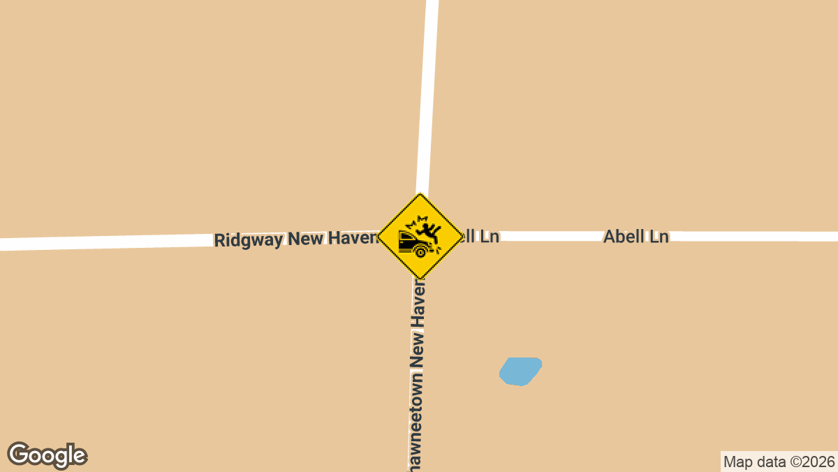 Ridgway New Haven Road and Shawneetown New Haven Road