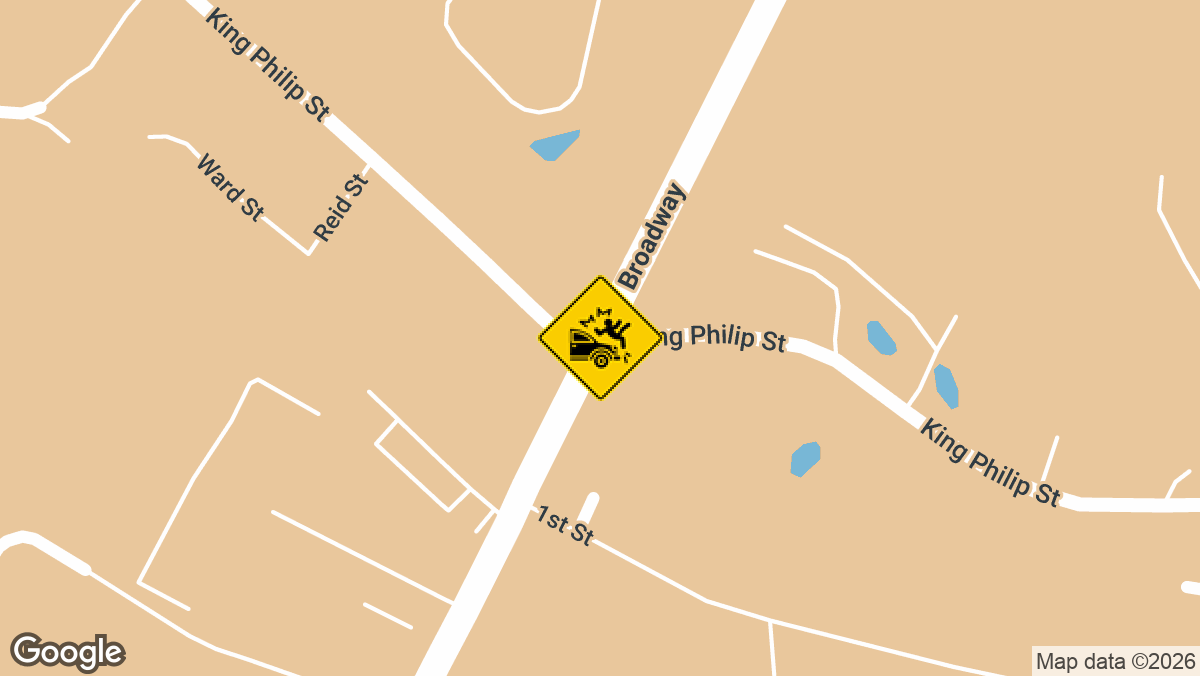 Route 138 at King Philip Street