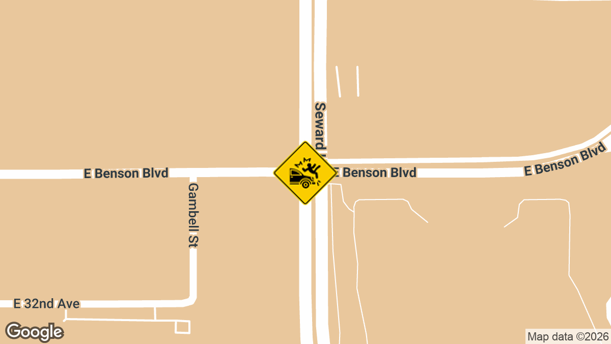 Seward Highway and Benson Boulevard