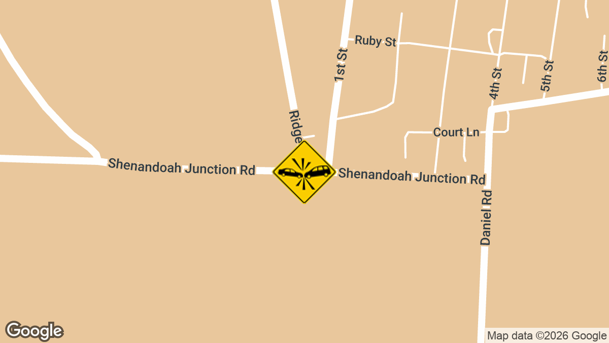 Shenandoah Jct Rd at Ridge Rd