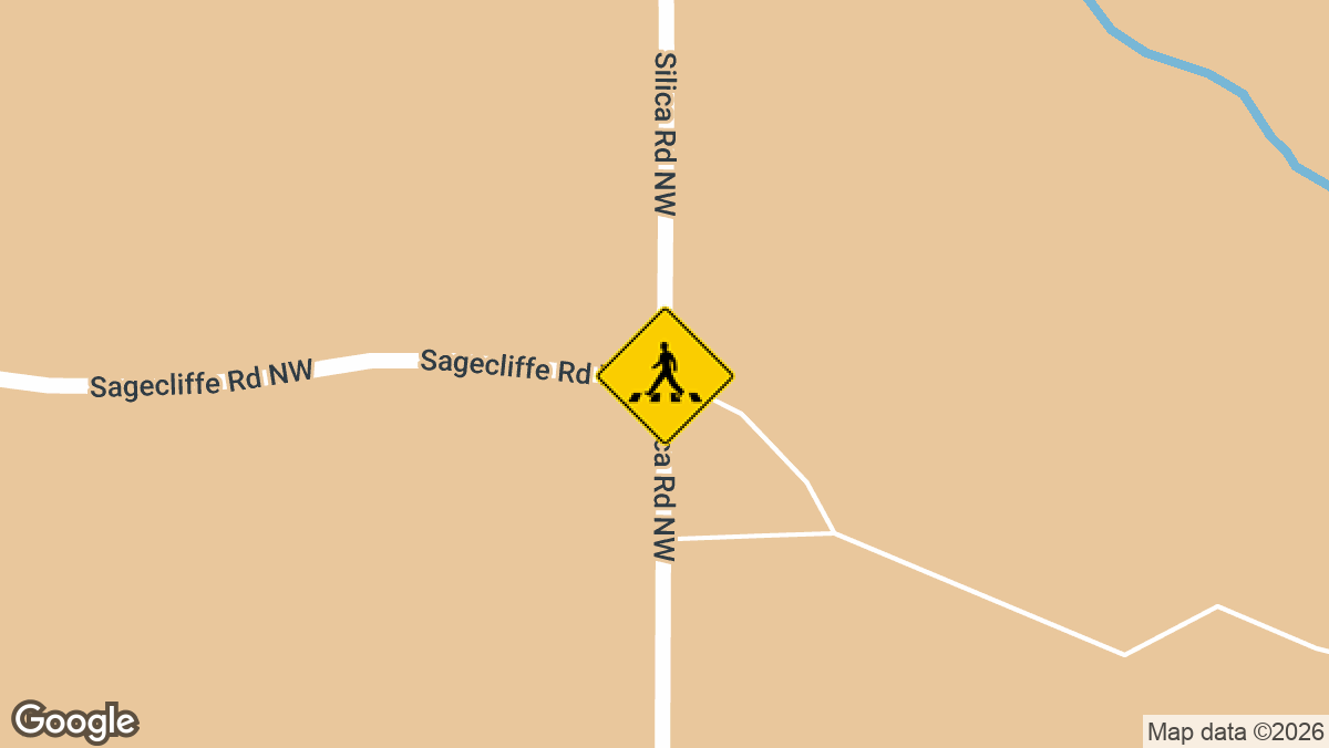 Silica Road Northwest and Sagecliffe Road Northwest
