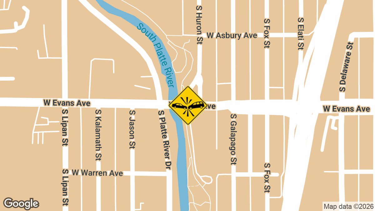 South Platte River Drive and West Evans Avenue