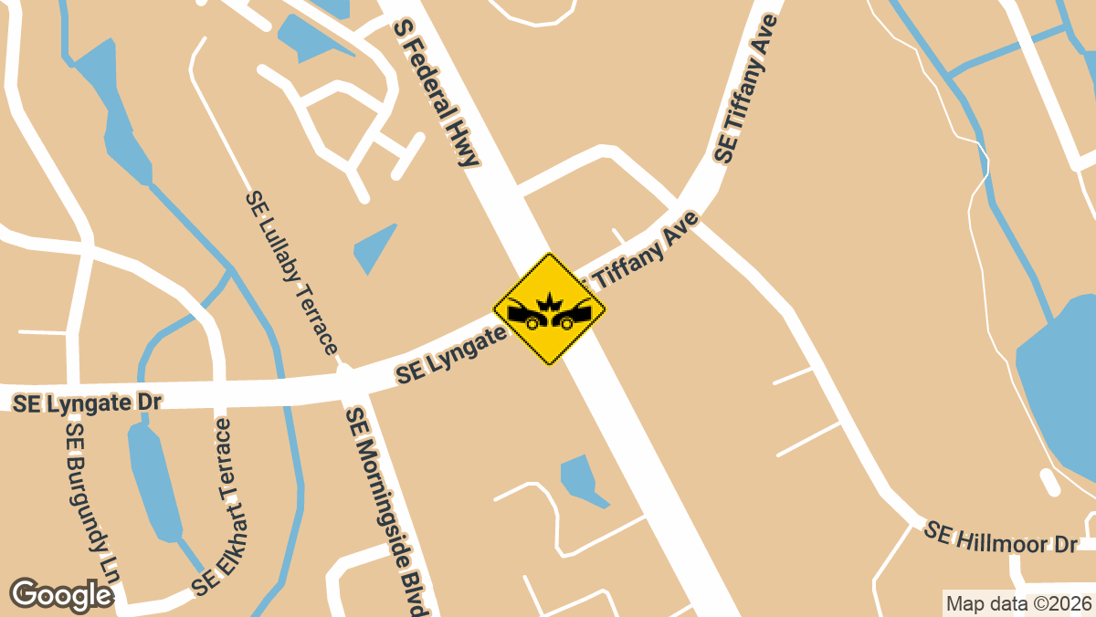 South U.S. Highway 1 and Southeast Lyngate Drive