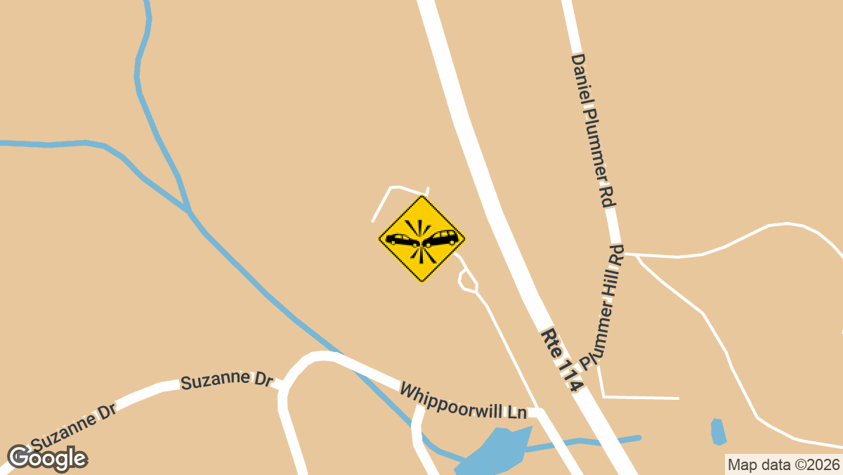 At least one person was injured Monday afternoon, August 24 in a collision on Terrell Hill Road in Goffstown, with reports of someone trapped in a vehicle