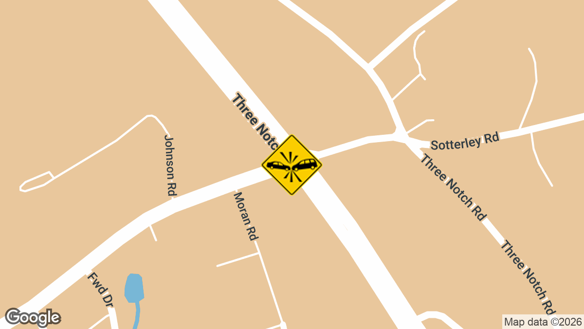 Three Notch Road and Hollywood Road